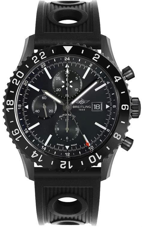 Breitling Chronoliner Blacksteel Men's Watch M2431013/BF02